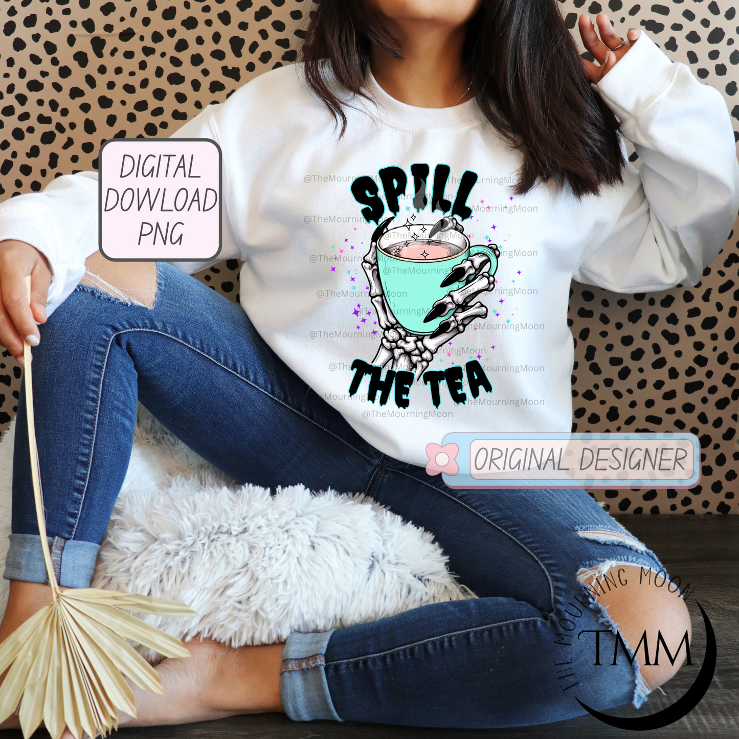 Spill the tea png digital download