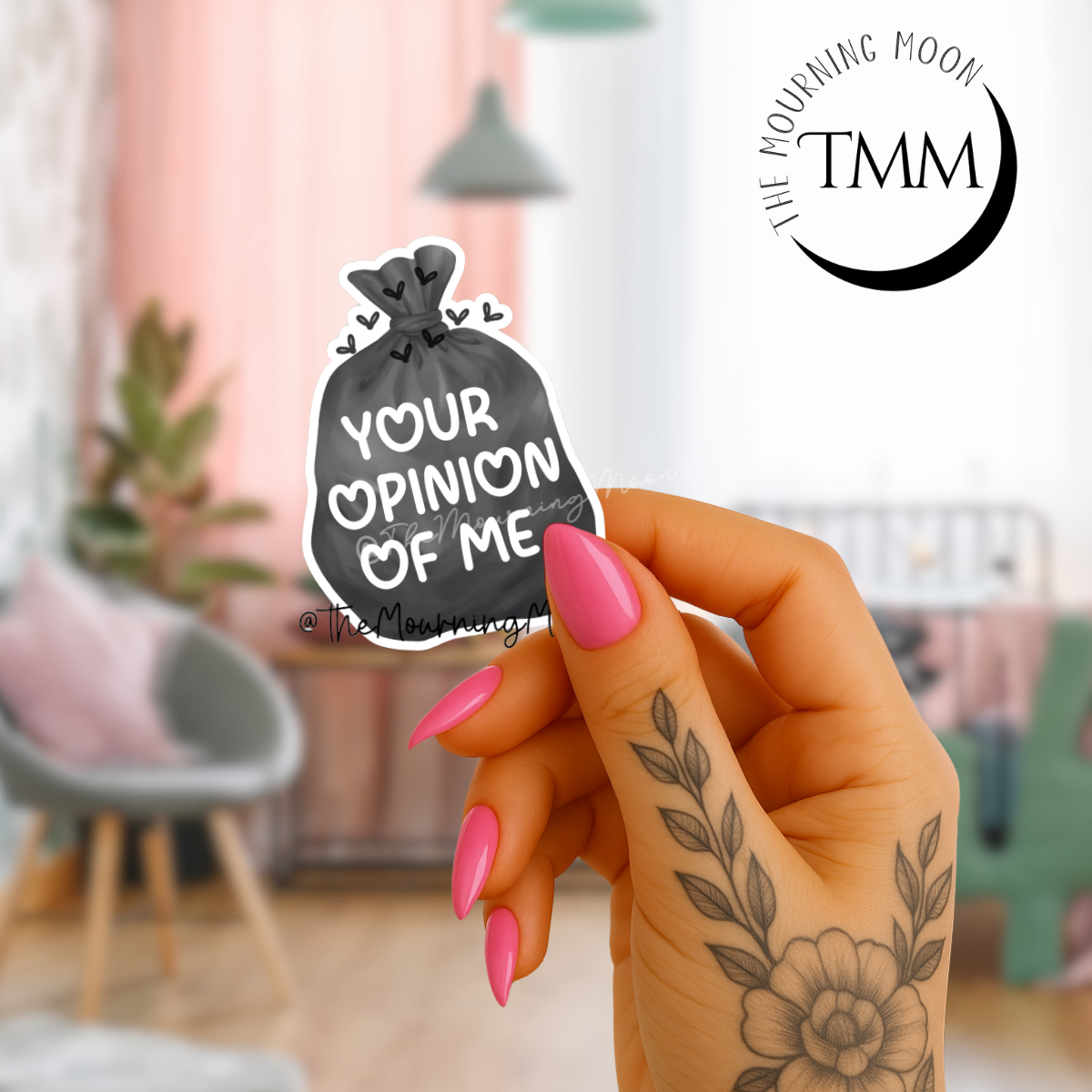 Your opinion of me sticker