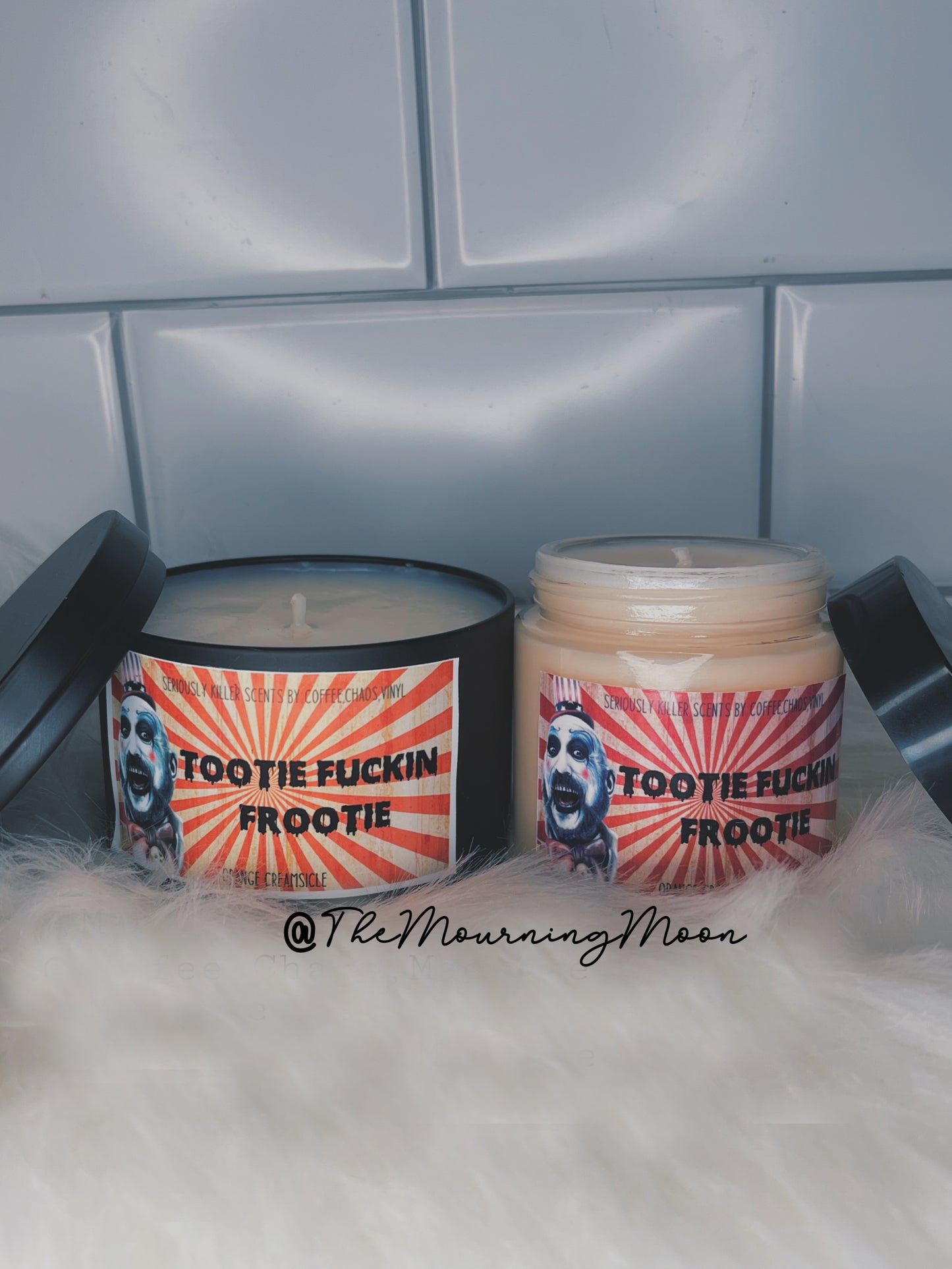Tootie fuckin' frootie candle