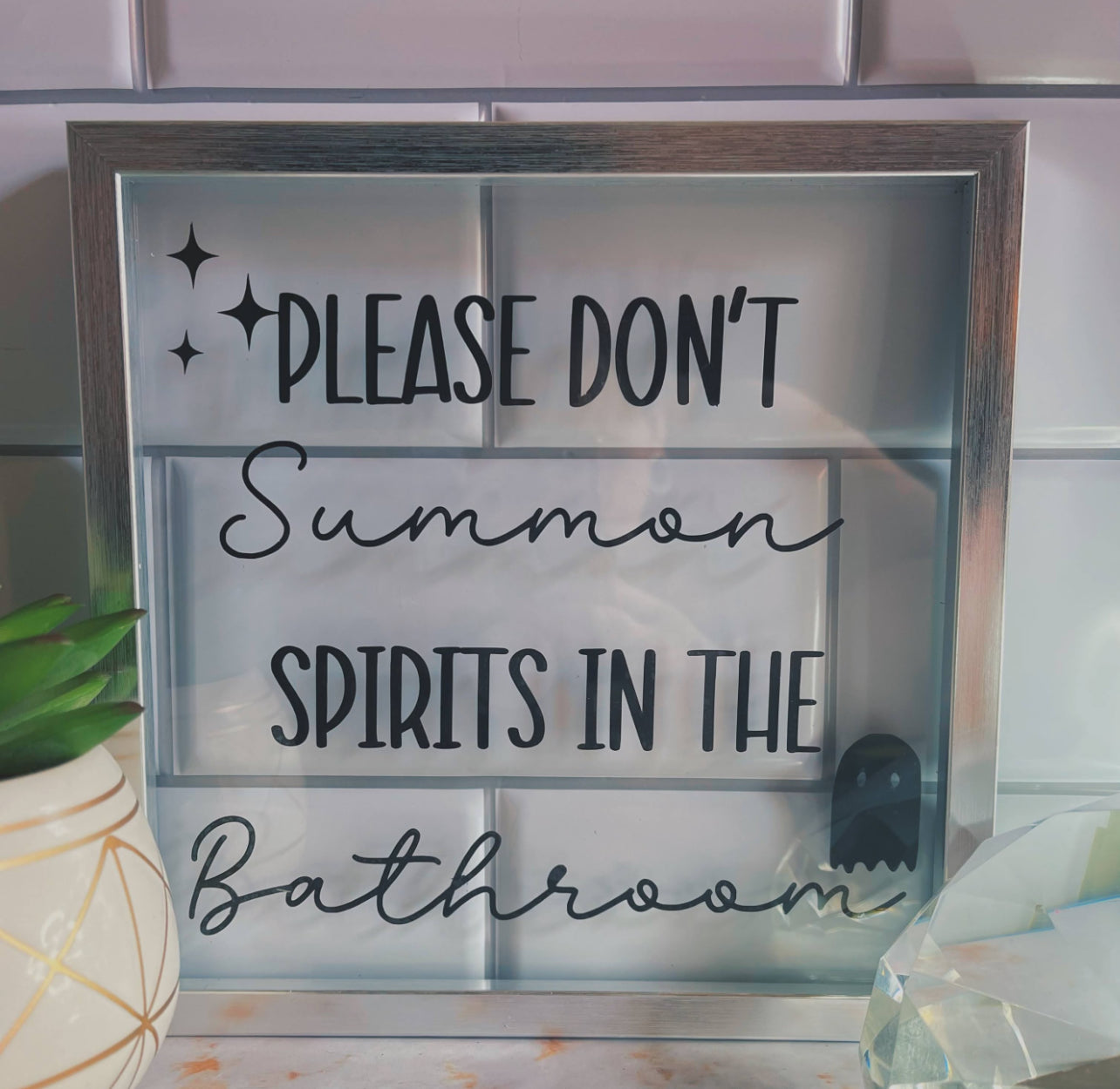 Please don’t summon spirits sign