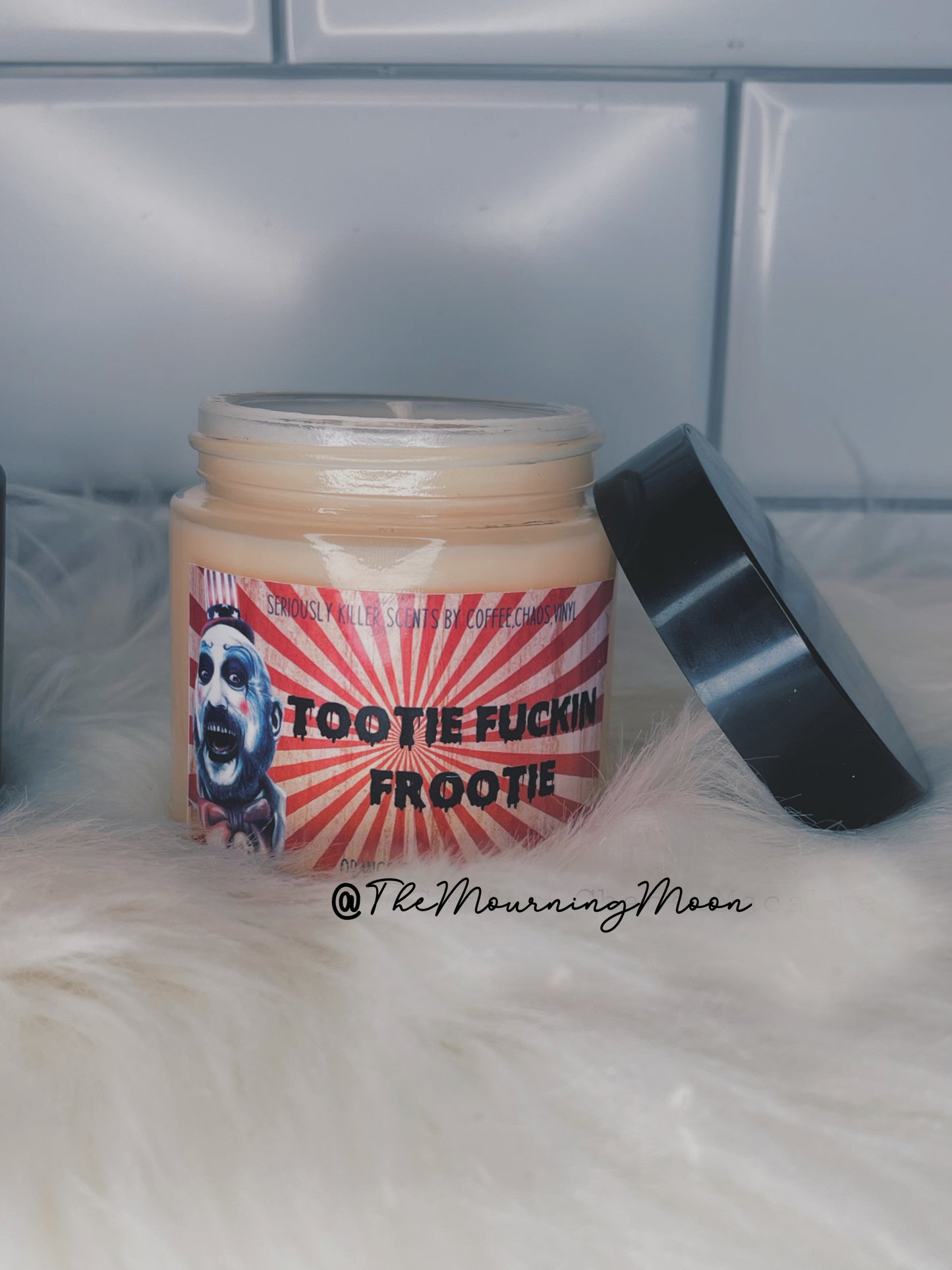 Tootie fuckin' frootie candle