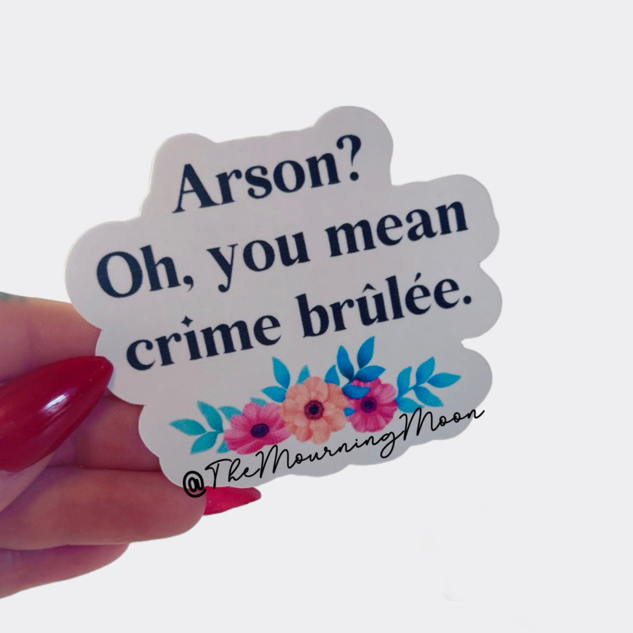 Crime brûlée sticker
