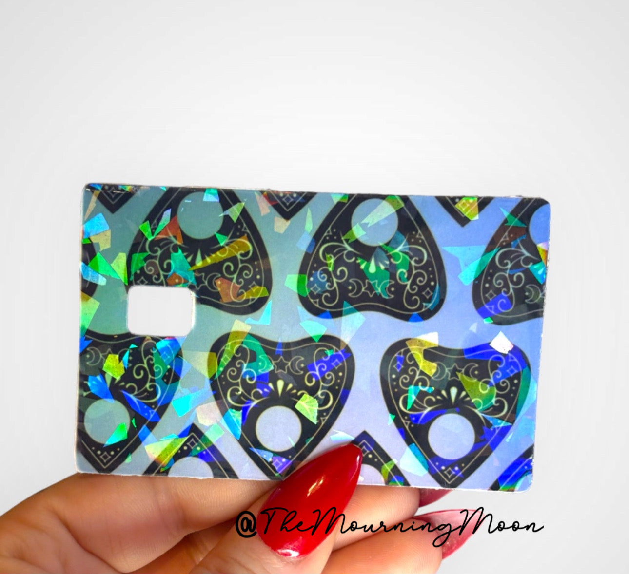 Planchette credit card skin