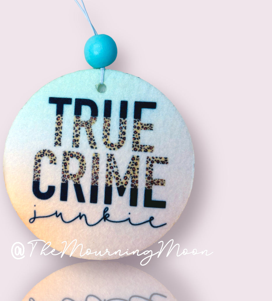 True crime junkie air freshener