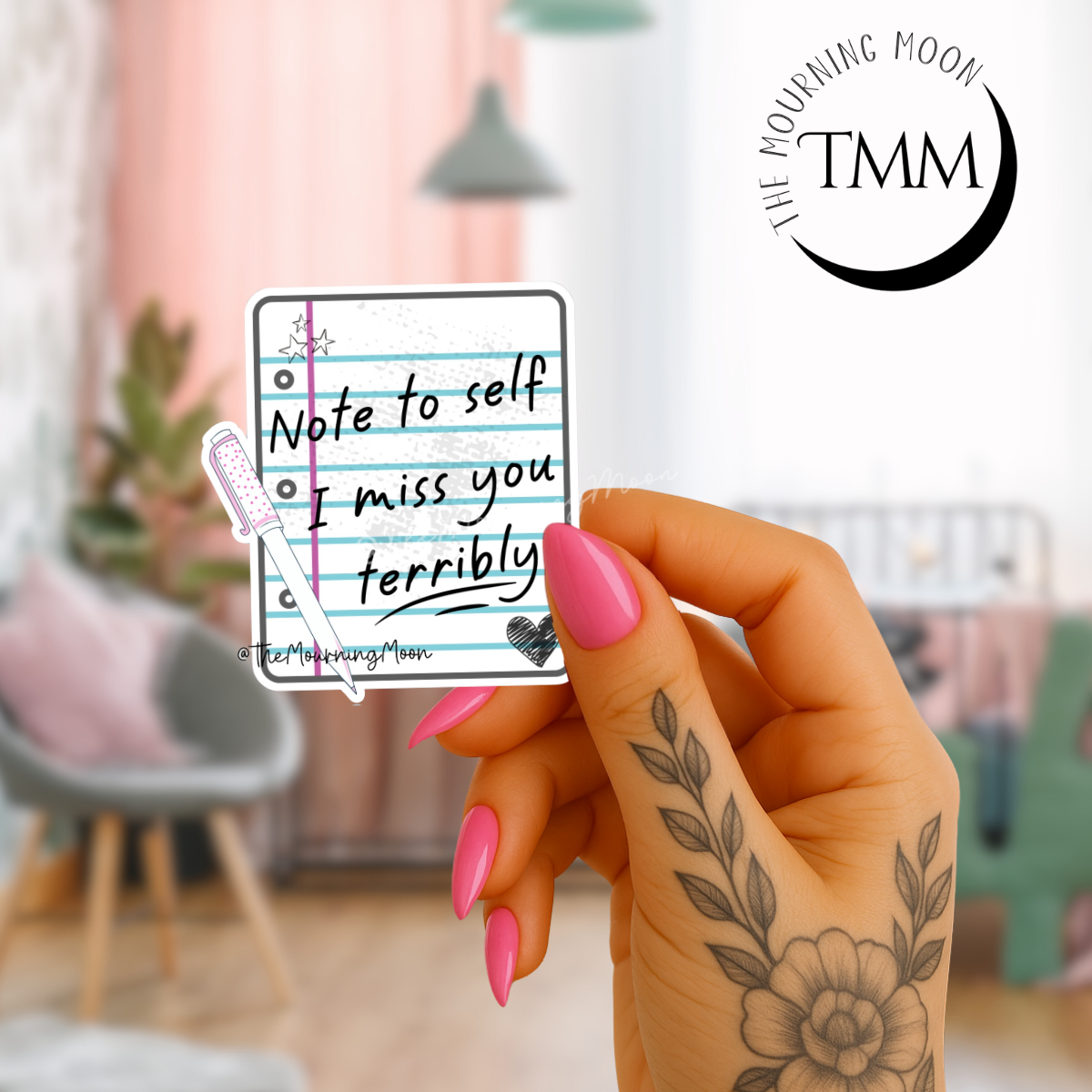 Note to self sticker
