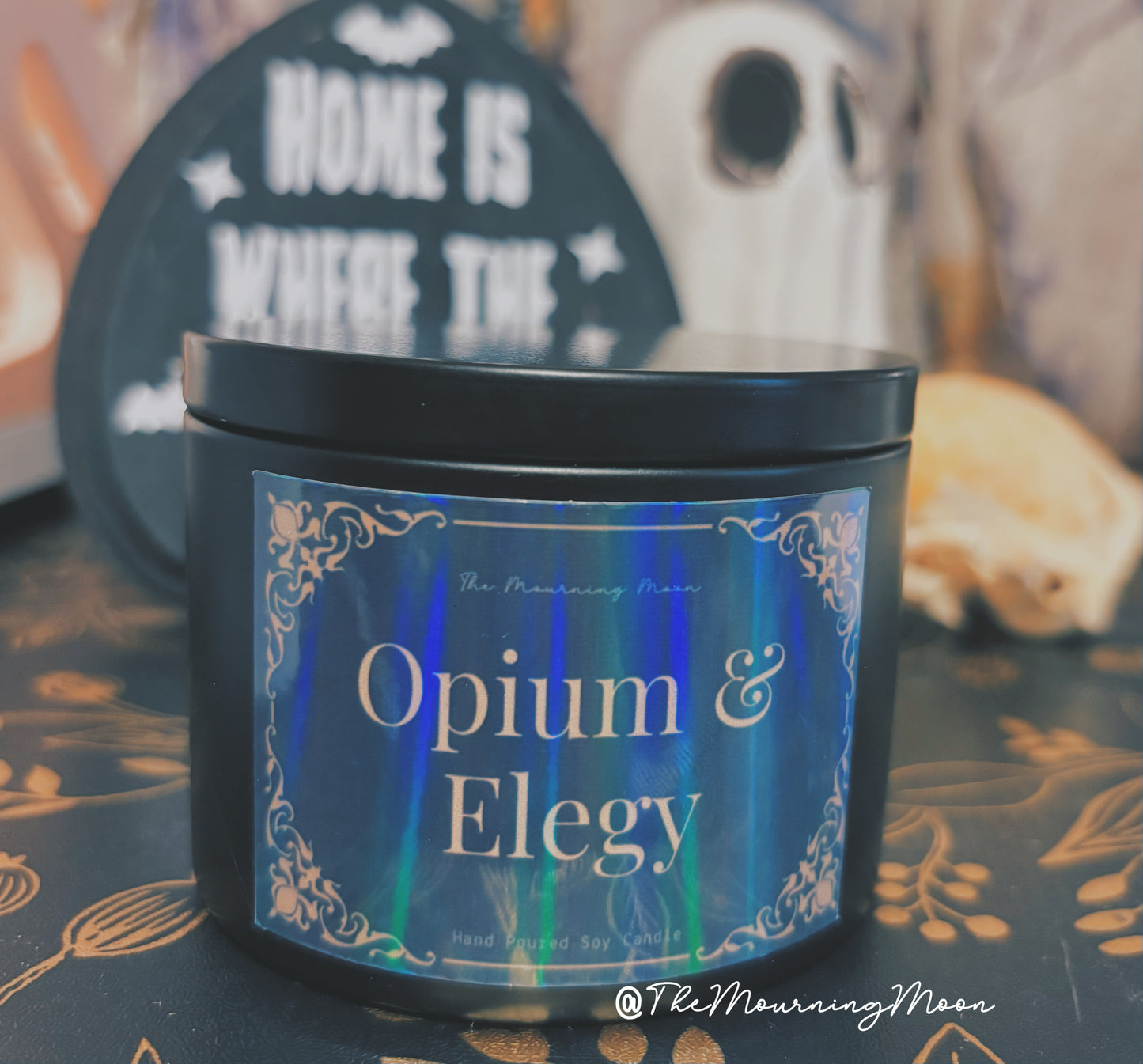 Opium & Elegy soy wax candle