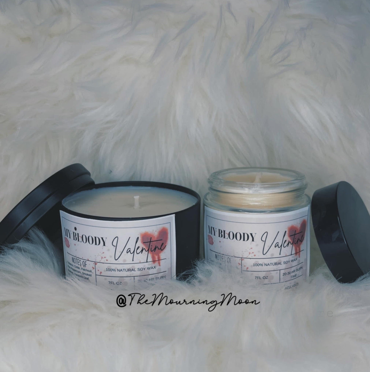 My bloody valentine candle