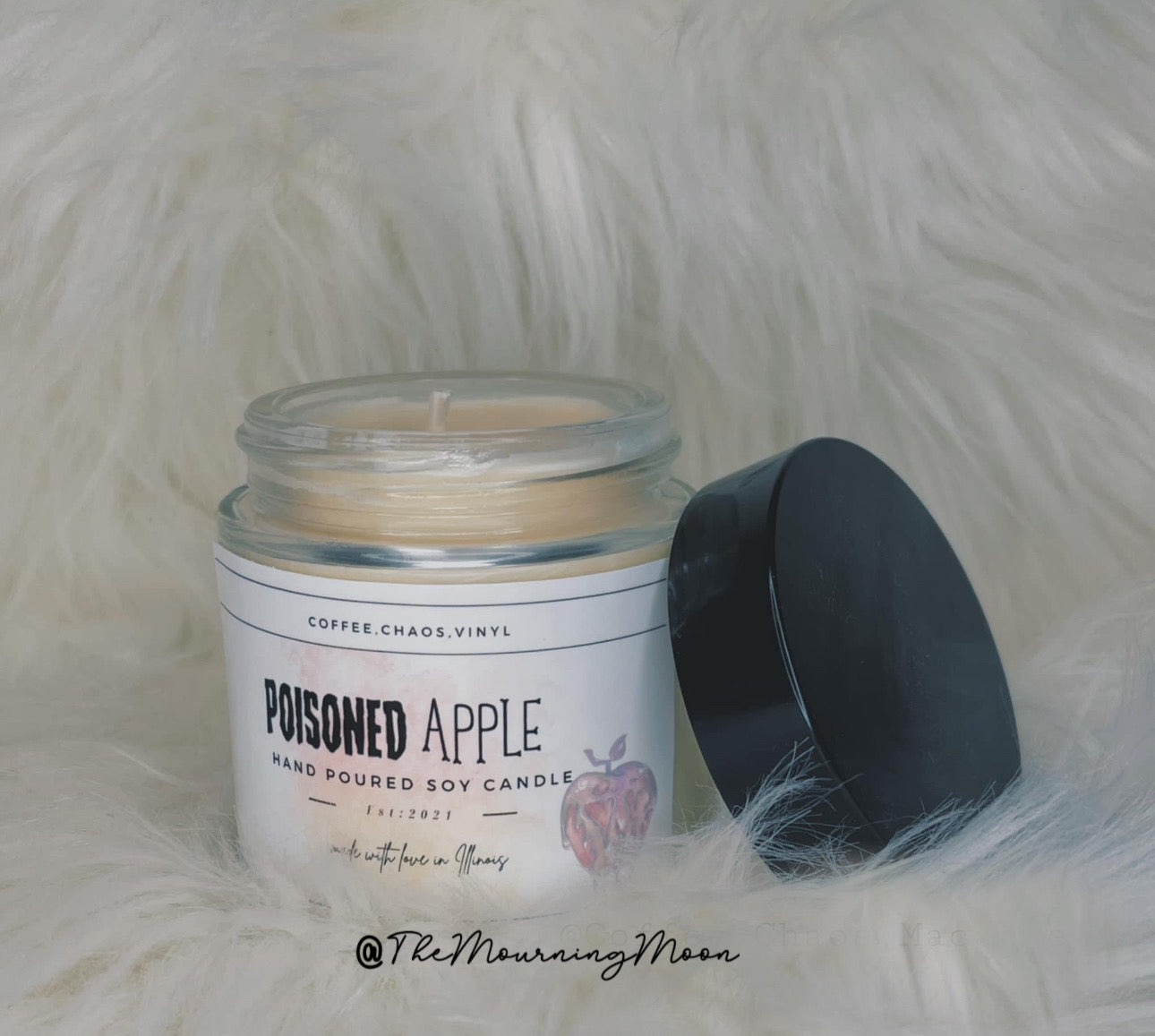 Poison apple candle
