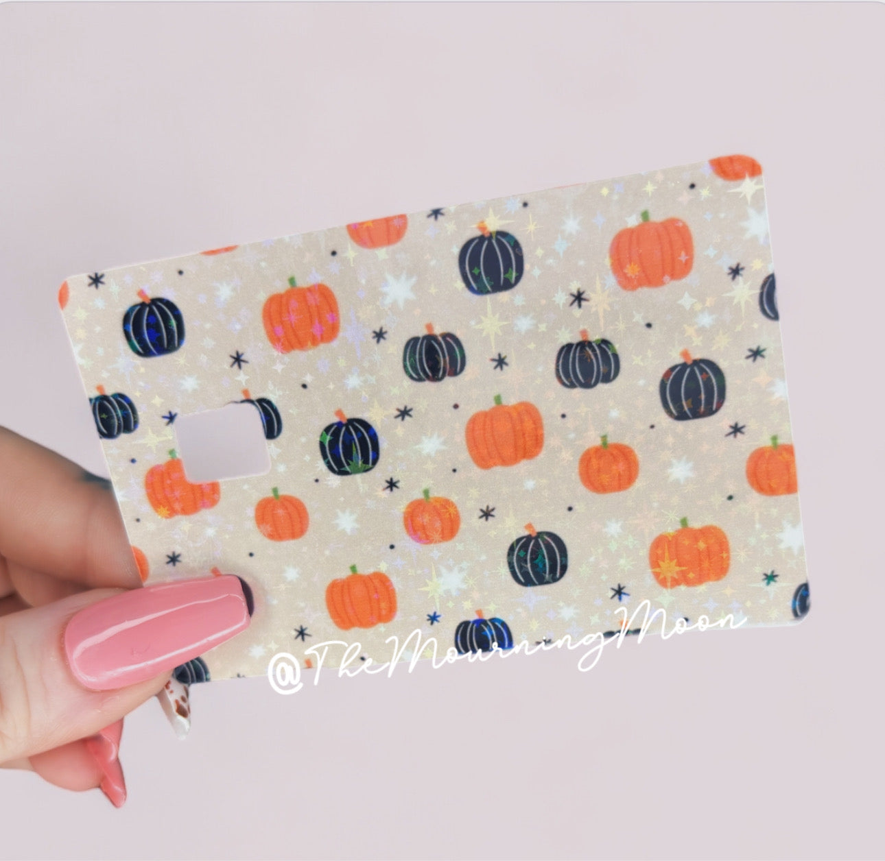 Pumpkins credit card skin