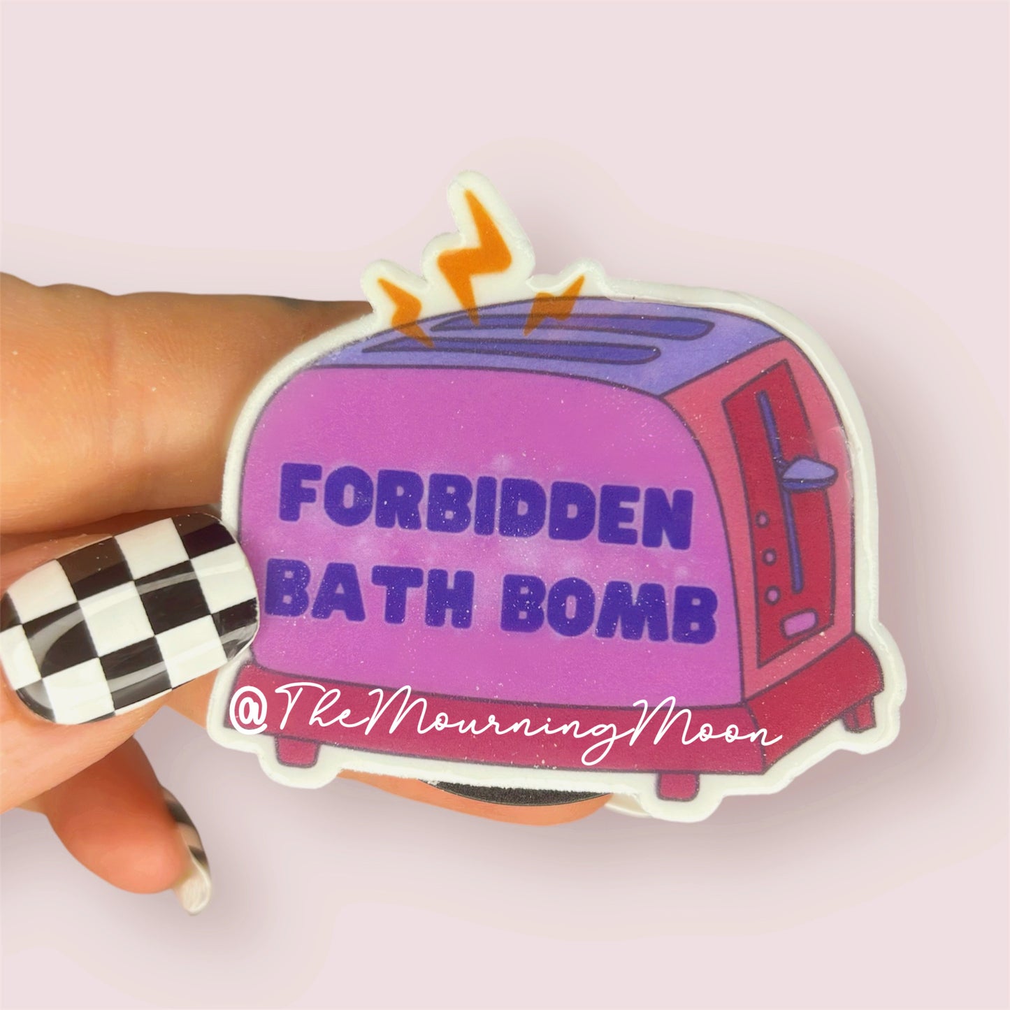 Forbidden bath bomb phone grip