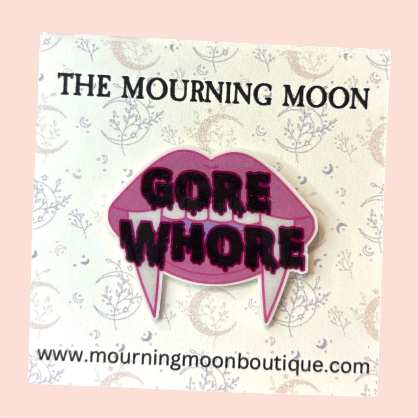 Gore whore pin