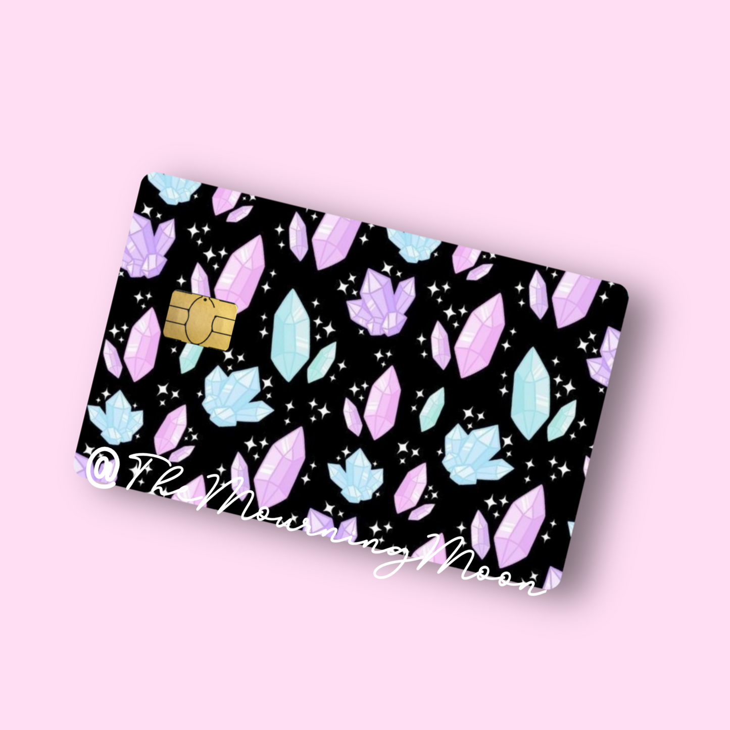 Crystals credit card skin