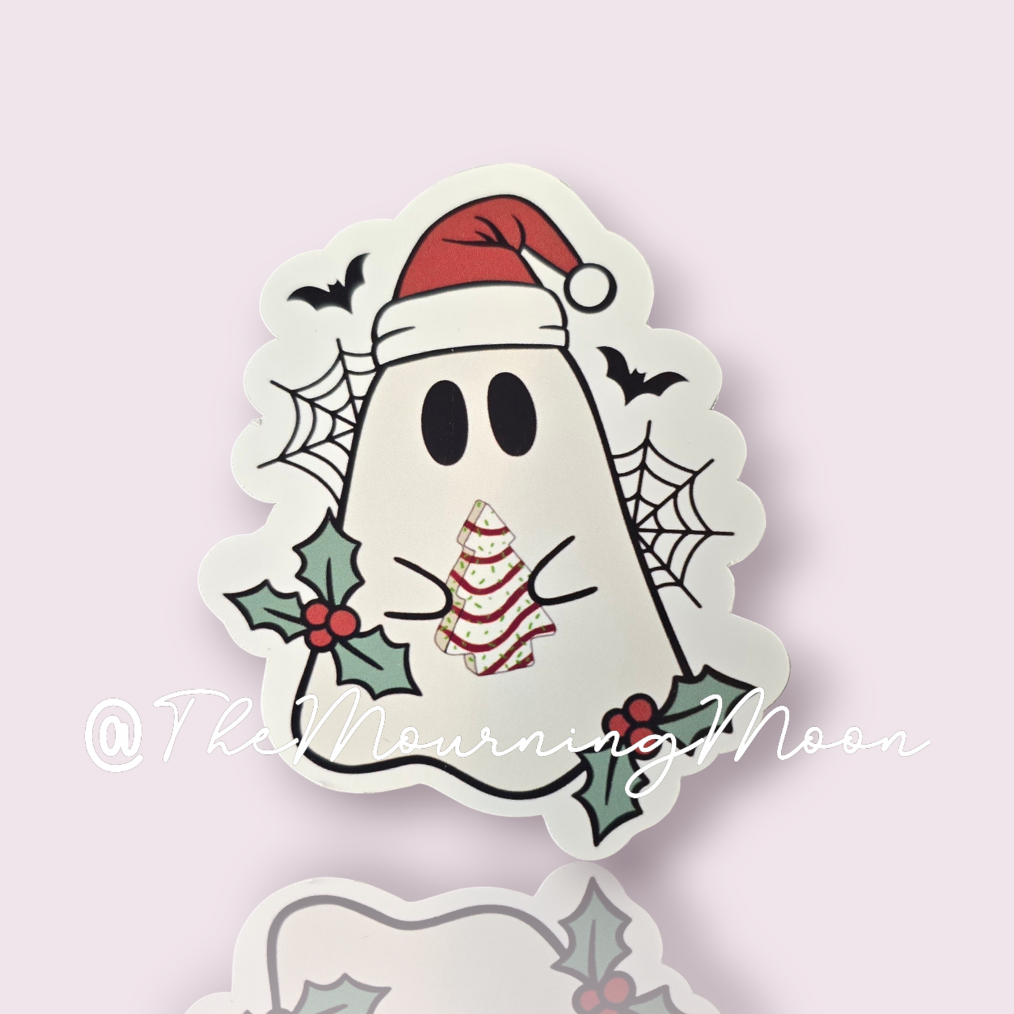 Christmas ghost sticker