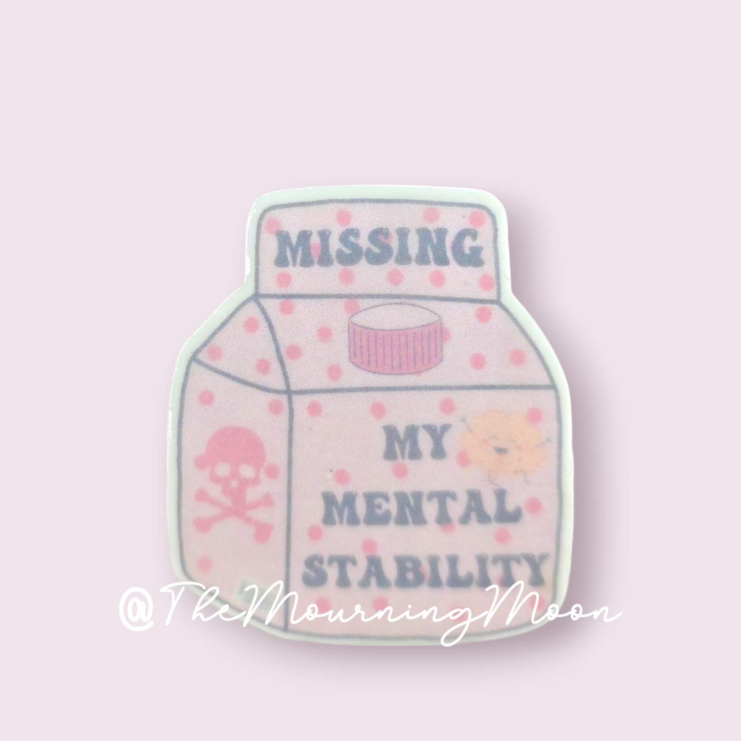 Missing milk carton phone grip