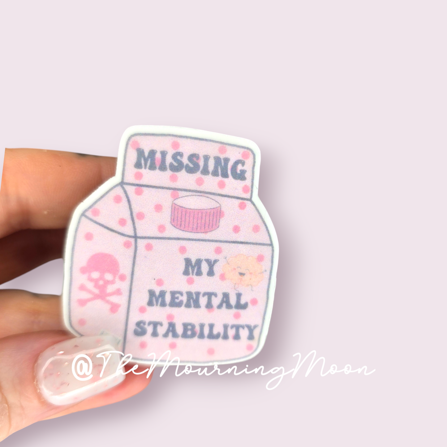 Missing milk carton phone grip
