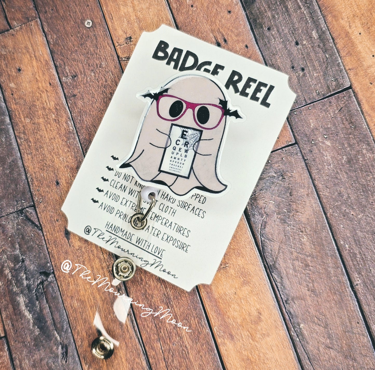 Eyechart ghost badge reel