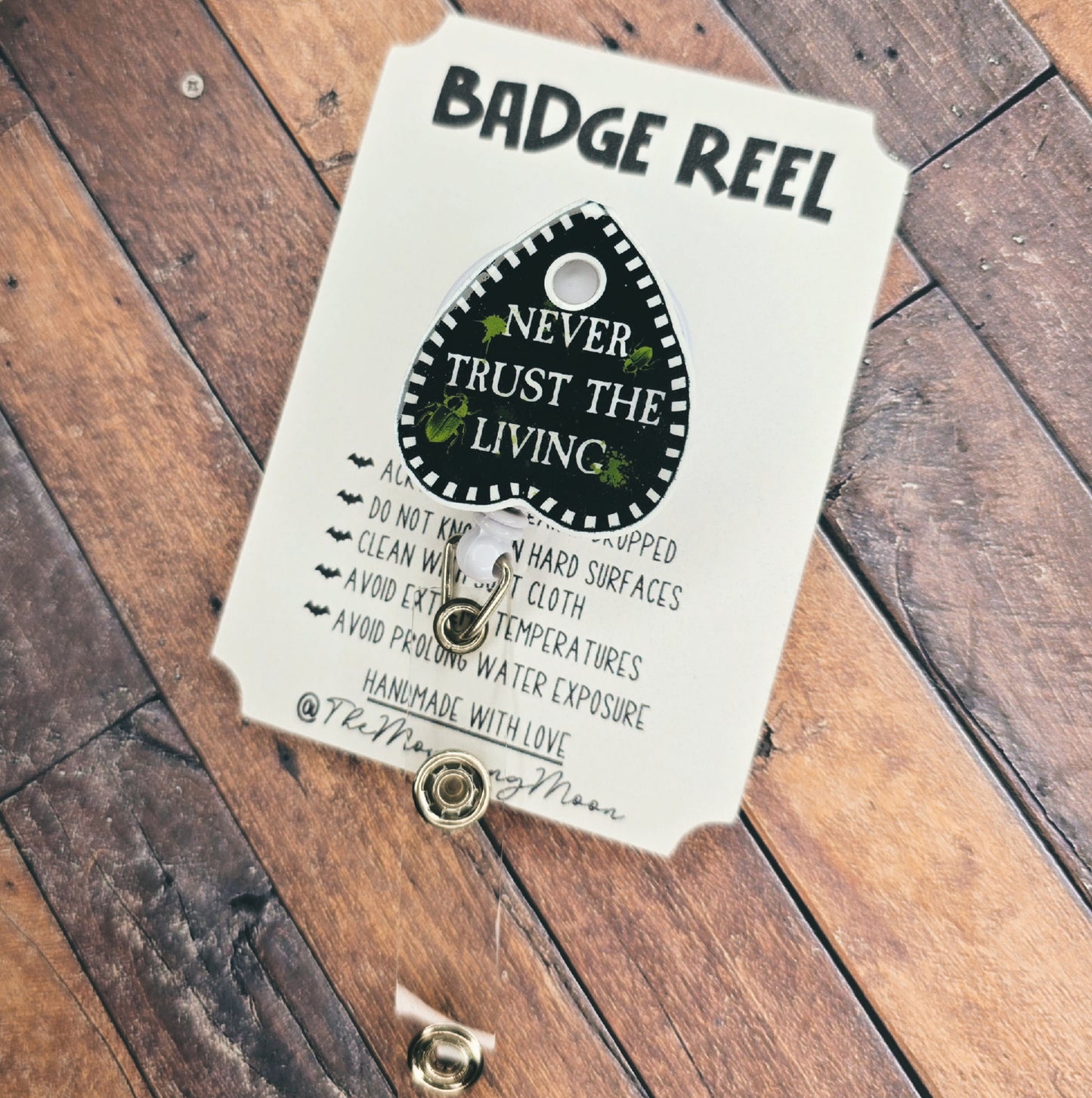 Never trust the living badge reel