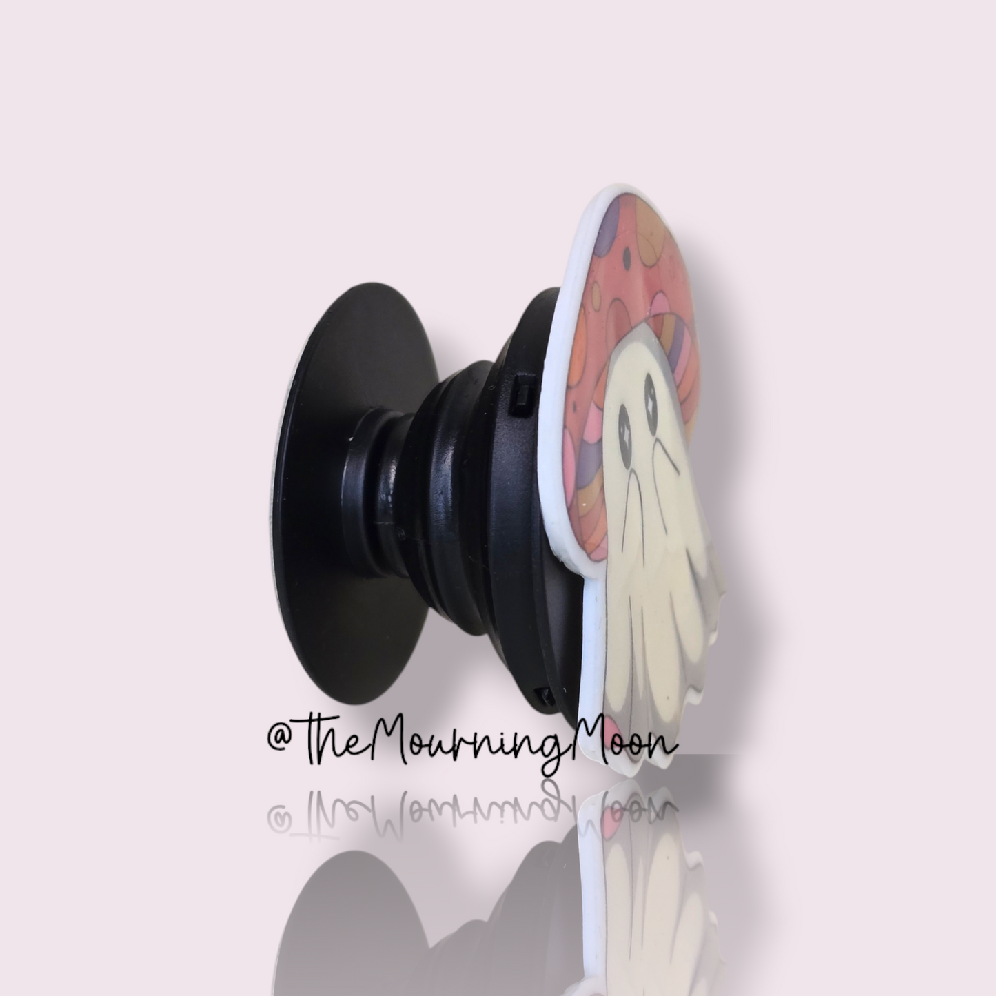 Mushroom ghost phone grip