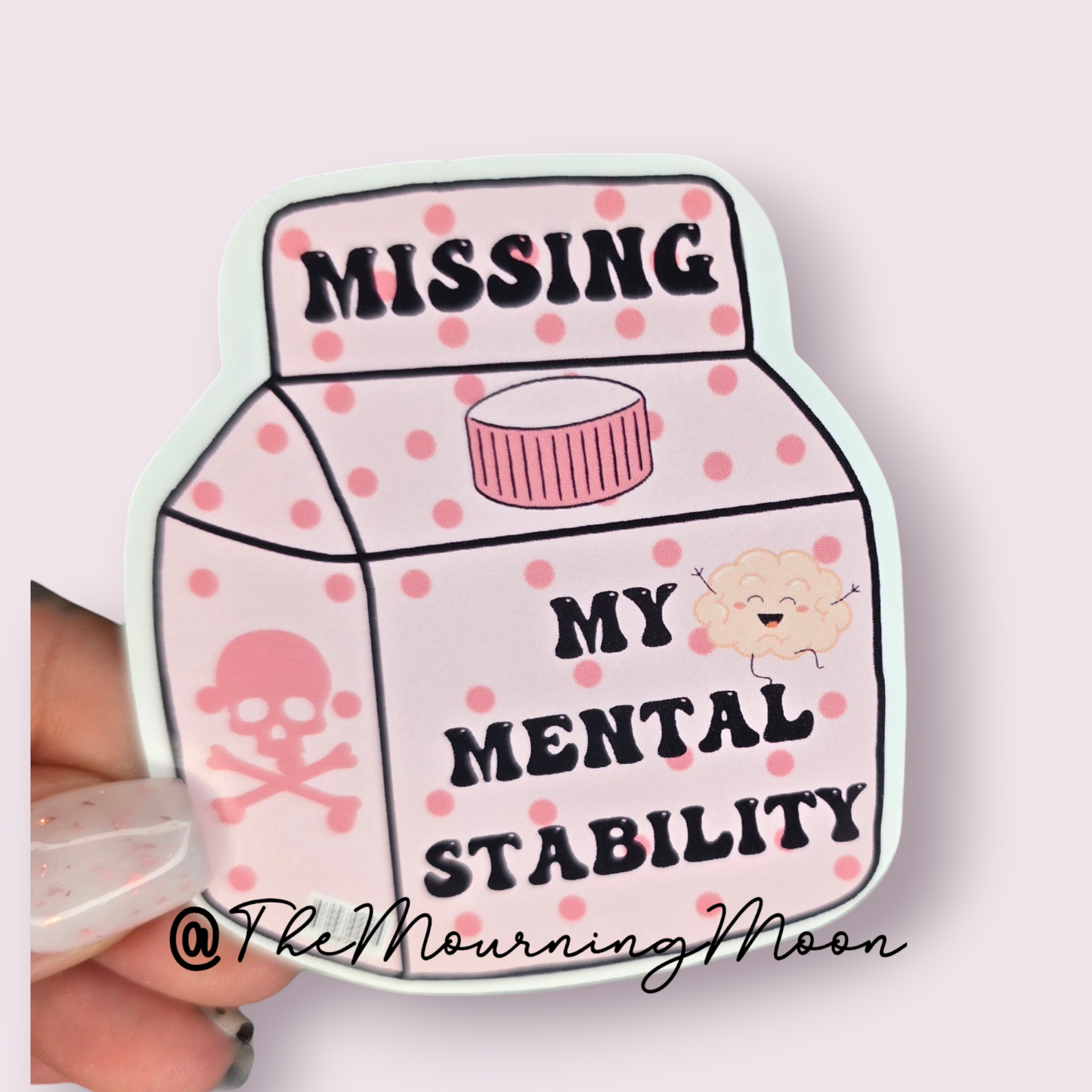 Missing Milk carton sticker