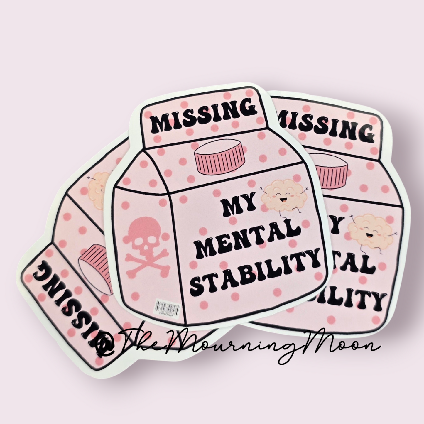 Missing Milk carton sticker