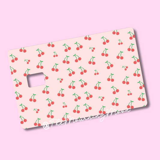 Cherries credit card skin
