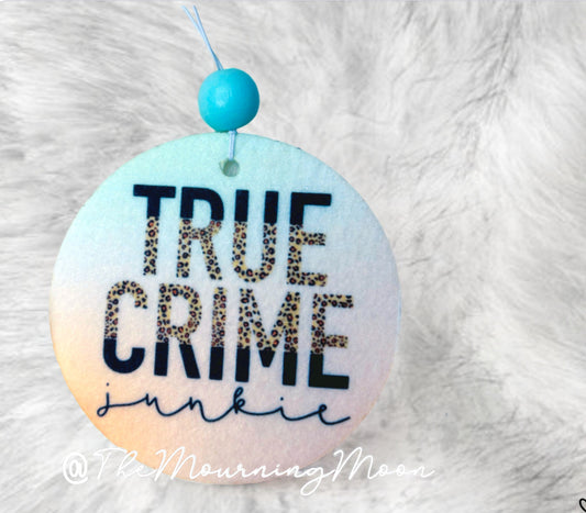 True crime junkie air freshener