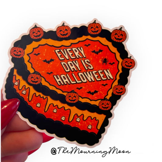 Every day is halloween sticker