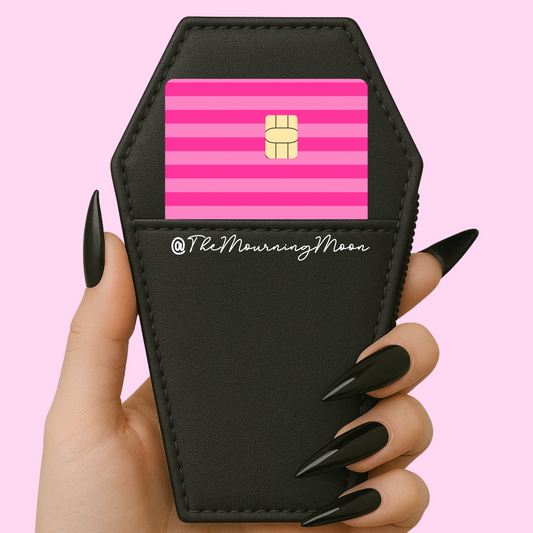 Pink Stripe credit card skin