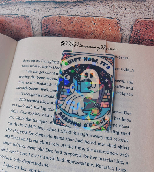 Reading o’clock magnetic bookmark