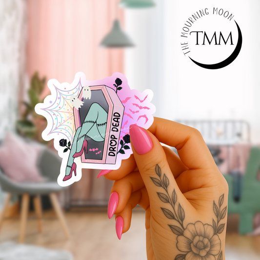Drop dead sticker