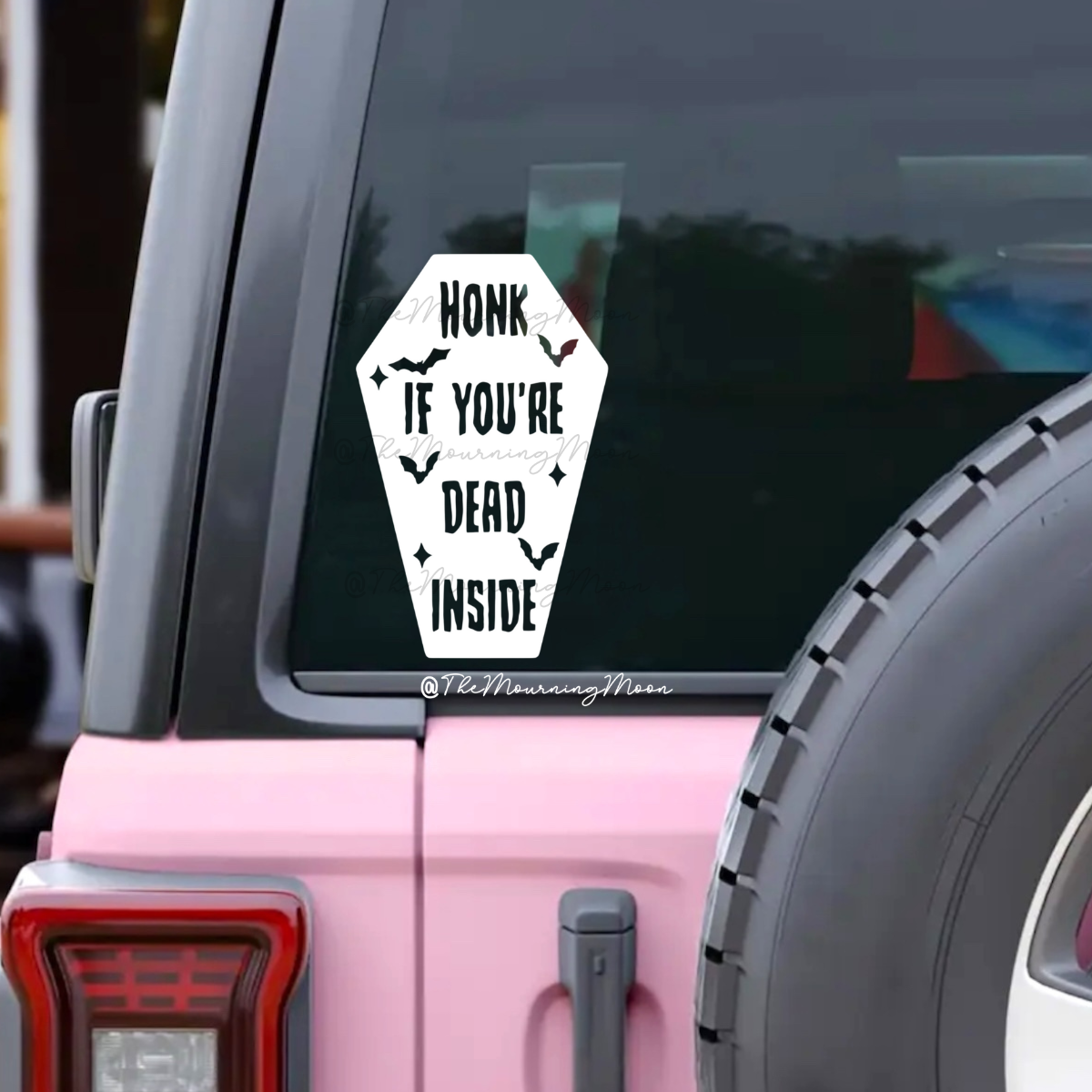 Honk if you’re dead inside car decal