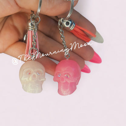 Mini skull keychain