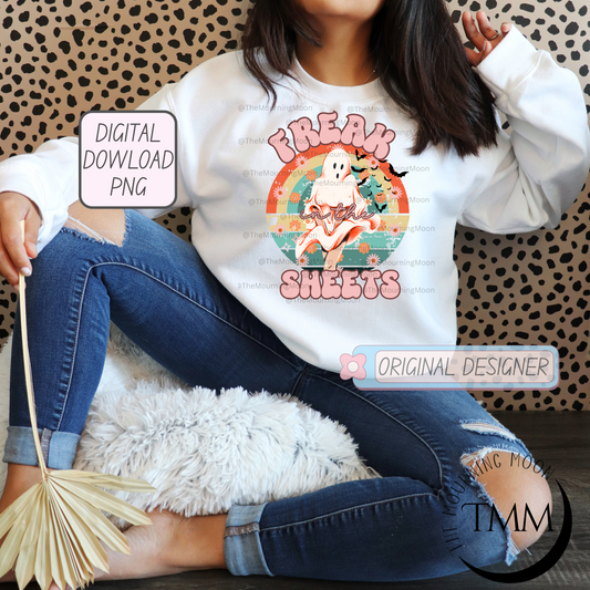 Freak in the sheets png digital download