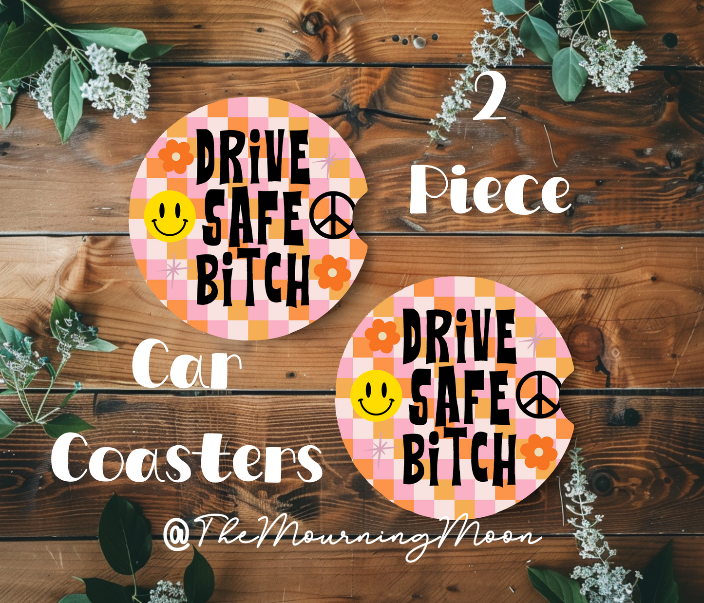 Drive Safe coasters