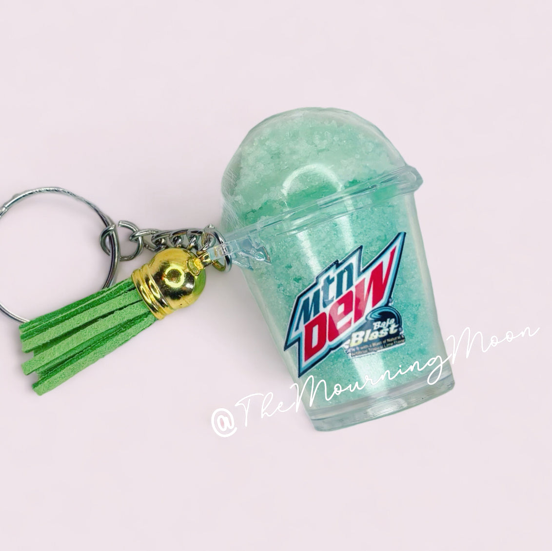 Baja blast Icee keychain