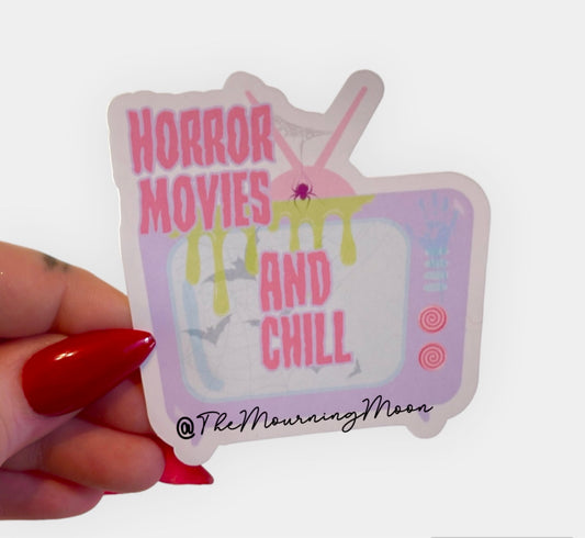 Horror movies and chill sticker