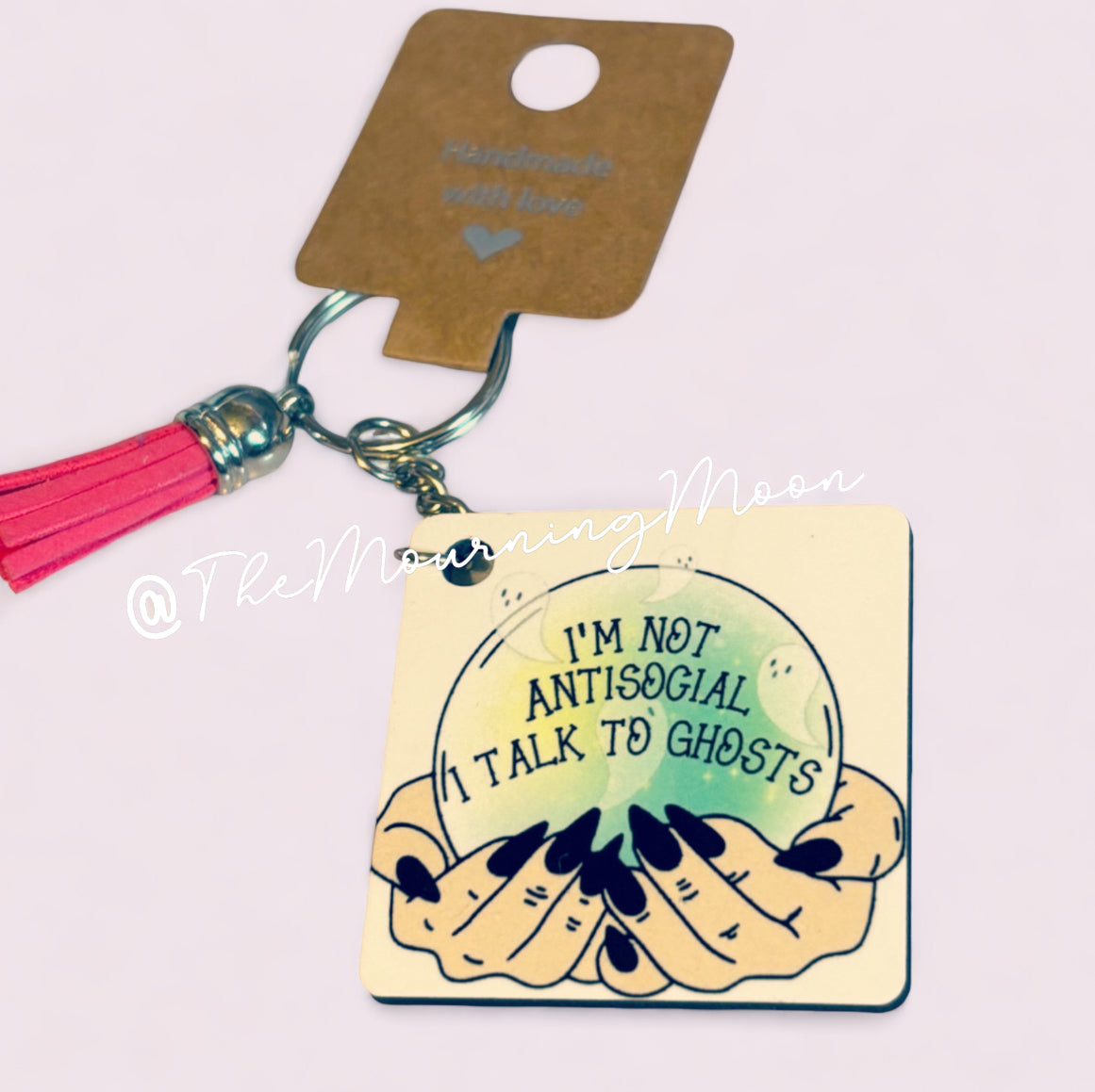 I’m not antisocial keychain