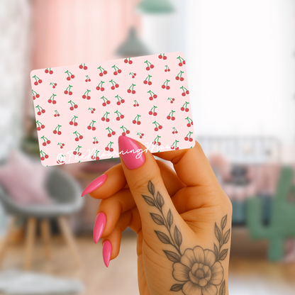 Cherries credit card skin