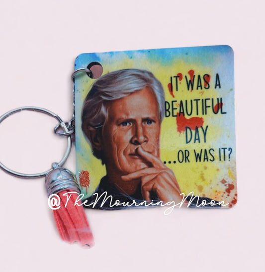 Keith Morrison beautiful day keychain