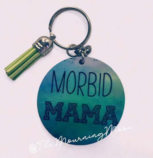 Morbid mama keychain