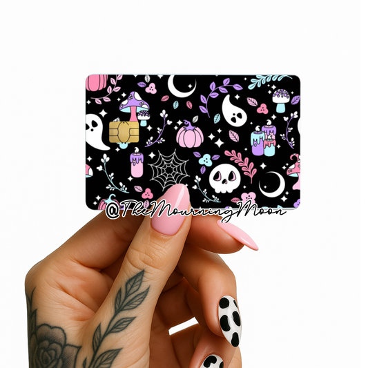 Spooky patter  credit card skin