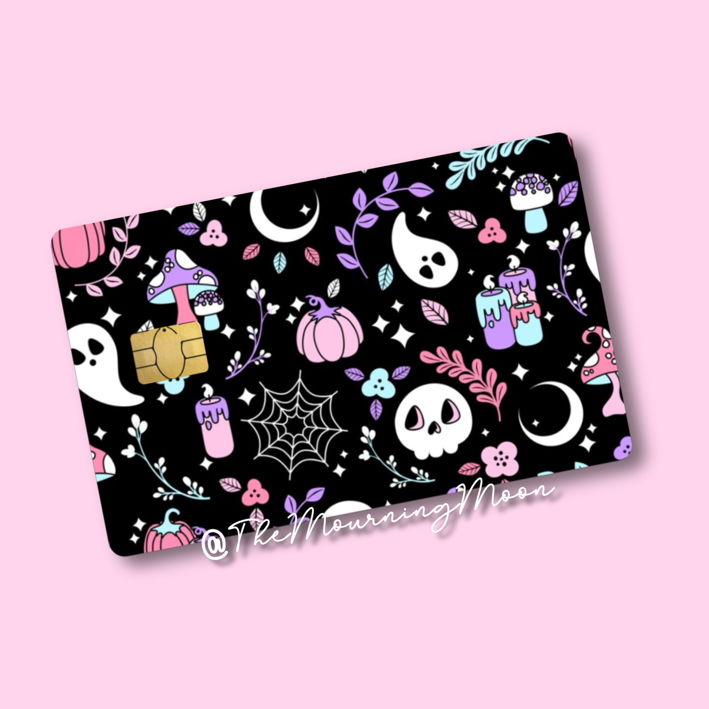 Spooky patter  credit card skin
