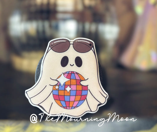 Disco ghost phone grip