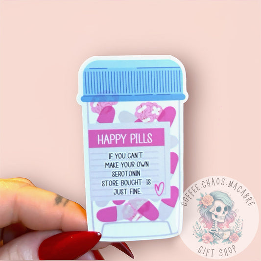 Happy pills sticker