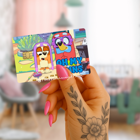 Oh my coins credit card skin
