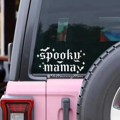 Spooky Mama car decal