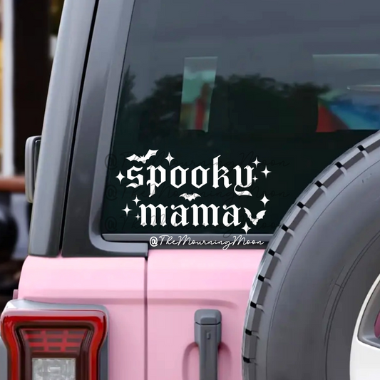 Spooky Mama car decal