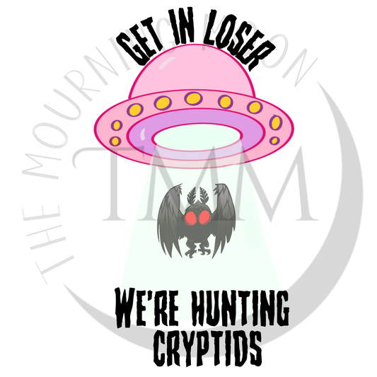 Hunting cryptids digital png download