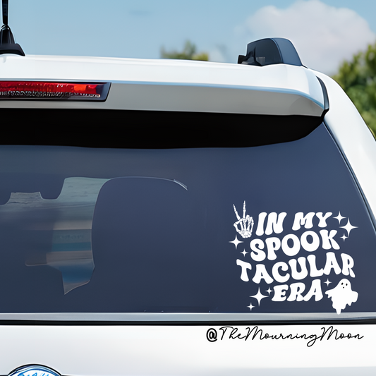 In my spooktacular era decal