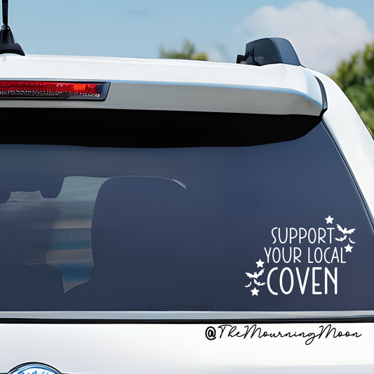 Support your local coven decal